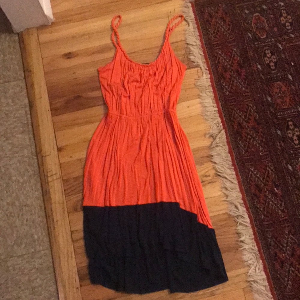 Orange and blue drew